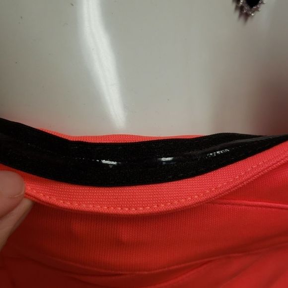 NWT 💟 H&M Florescent Pink Bodyfitting Dress - Picture 6 of 12